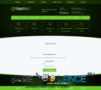 Скрипт проекта Toketbit