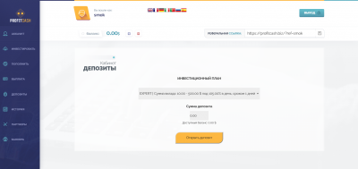 Скрипт проекта Profitcash